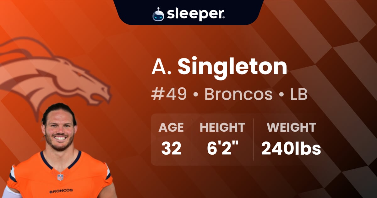 Alex Singleton Stats, Info and Projections - Sleeper