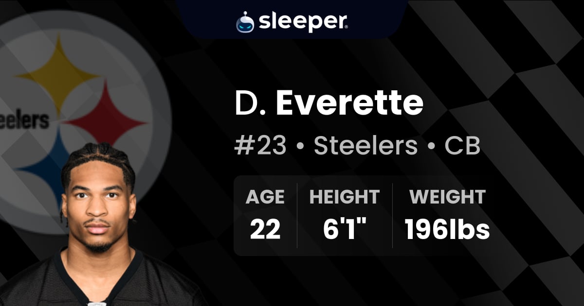 Daylen Everette Stats, Info and Projections - Sleeper