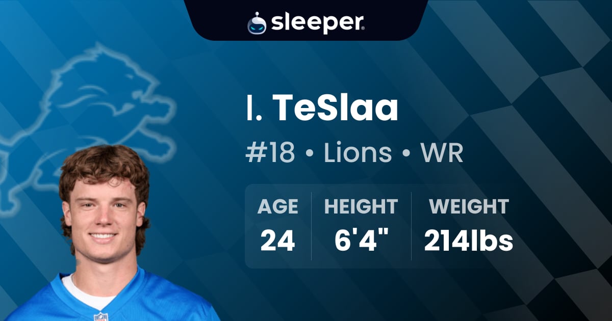 Isaac TeSlaa Stats, Info and Projections - Sleeper