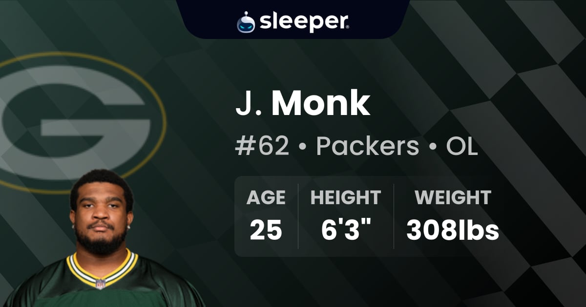 Jacob Monk Stats, Info and Projections - Sleeper