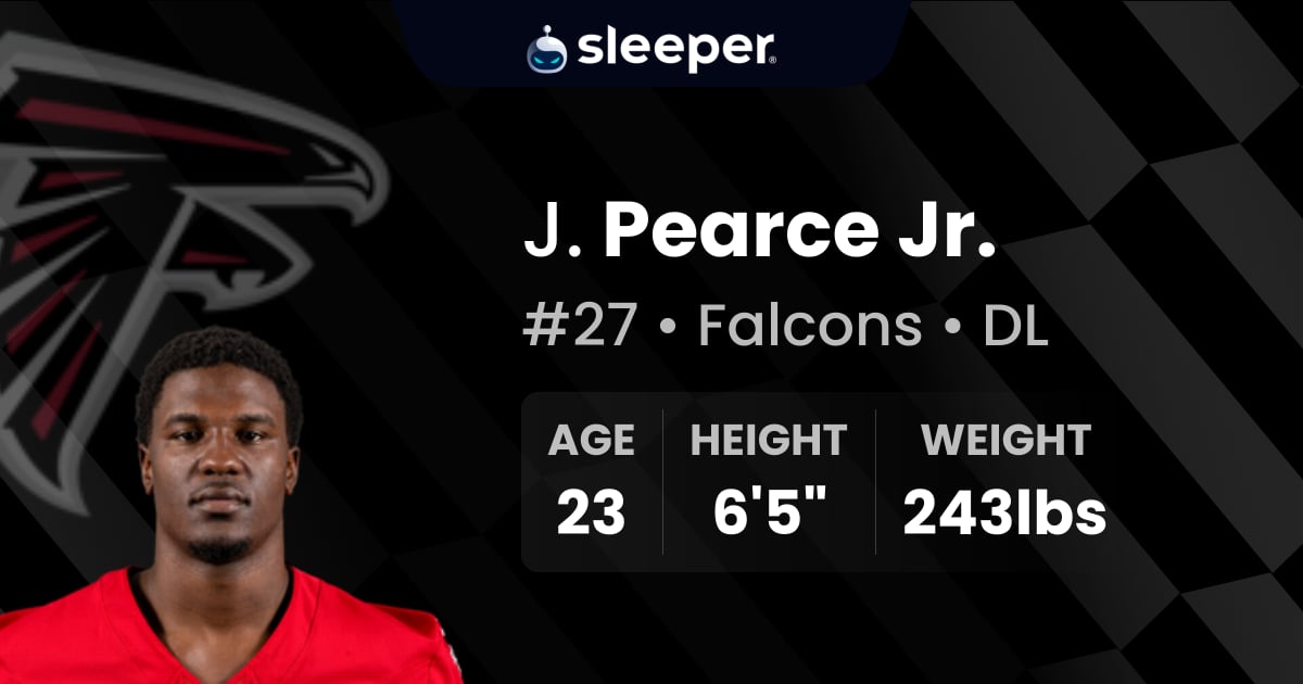 James Pearce Jr. Stats, Info and Projections - Sleeper